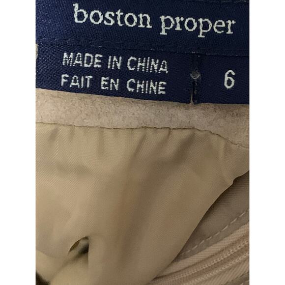 Boston proper tan suede long modesty skirt 6 fall boot - Picture 8 of 8